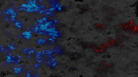 Smoke Gradient Background Effect (blue mixed with red) Stock Footage 98579168