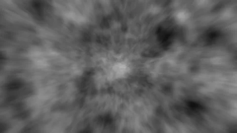 Smoke, gray cloud noise on dark backdrop Stock Footage 191842802