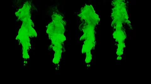 Smoke Green 1005 Stock Footage 86165703