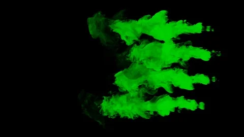 Smoke Green 1007 Stock Footage 86165732