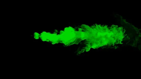 Smoke Green 1009 Stock Footage 86165718