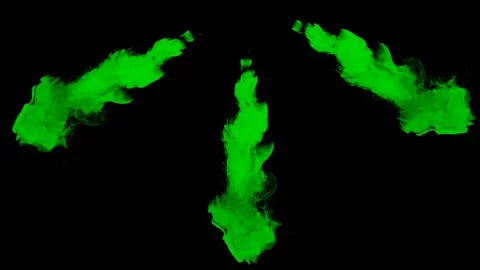 Smoke Green 1012 Video stock 86165736