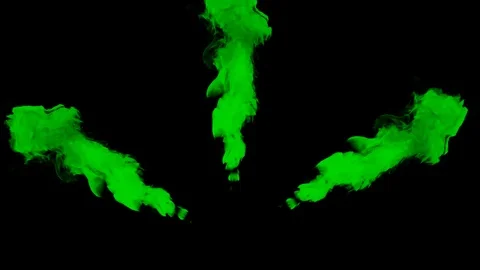 Smoke Green 1013 Stock Footage 86165737