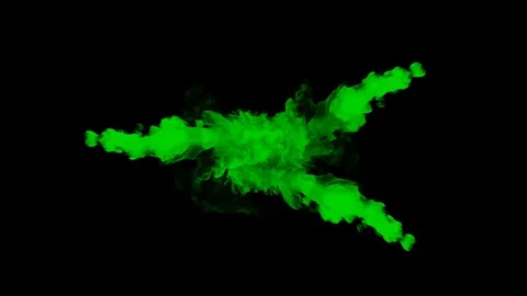 Smoke Green 1015 Stock Footage 86165754