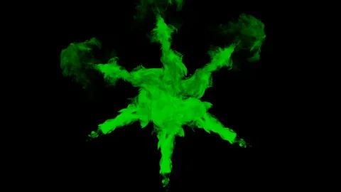 Smoke Green 1017 Video stock 86165759