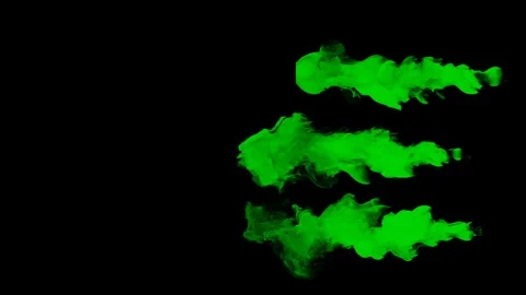 Smoke Green 1022 Stock Footage 86165775