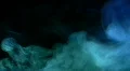 Smoke Green Blue 04 Loop HD Footage
