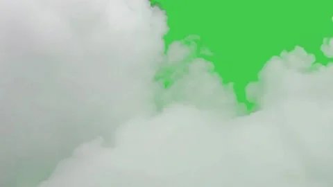 Smoke Green Screen Chromakey Cloud Puff Видео 346500610