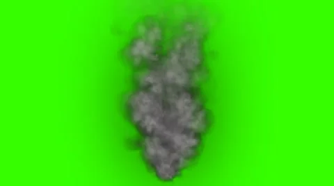 SMOKE on GREEN SCREEN Stock Footage 42490309