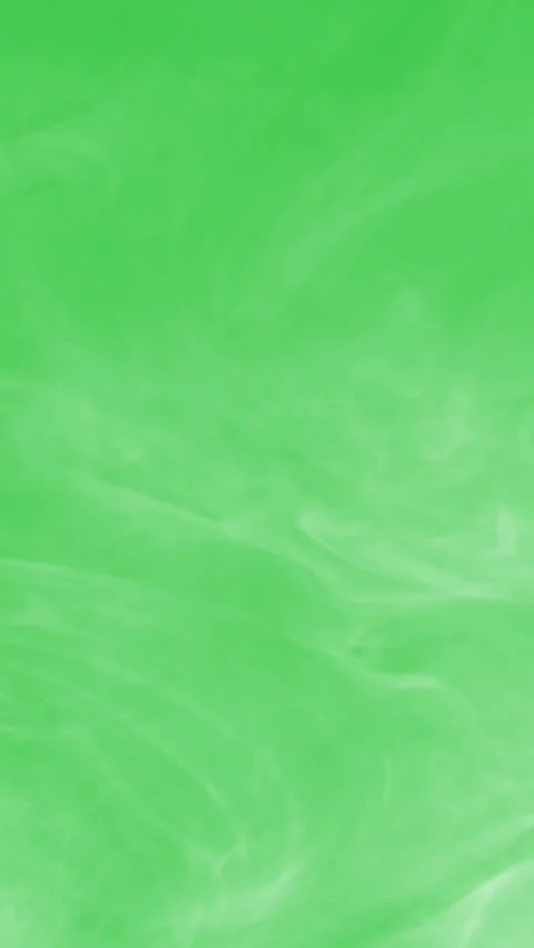 Smoke Green Screen Vertical Chromakey Fog Steam 库存影片 346500832