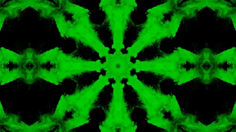 Smoke Green sdvig 15 Stock Footage 87130281