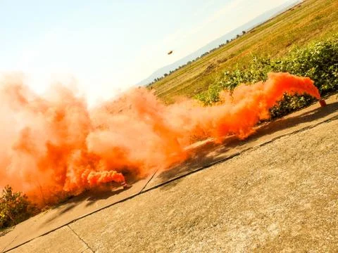 Smoke Grenade Stock Photos