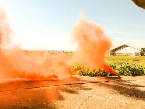 Smoke Grenade Stock Photos