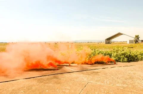 Smoke Grenade Stock Photos