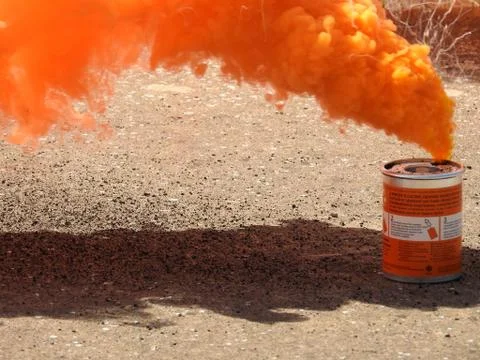 Smoke Grenade 스톡 사진