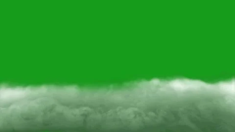Smoke on the ground with green screen background Stock Footage 130364832
