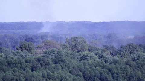 Smoke In The Hills Video stock 42008926