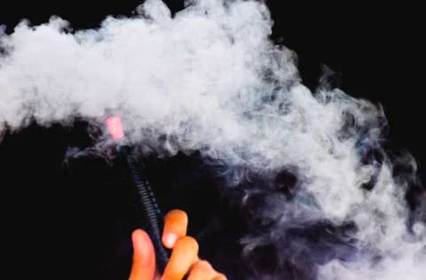 Smoke from the hookah Foto stock
