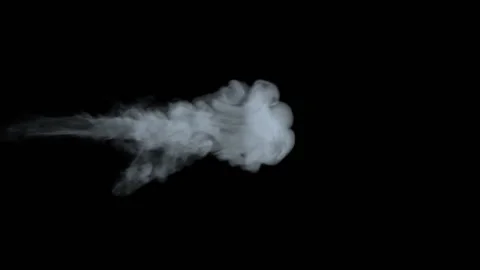 Smoke jet Stock Footage