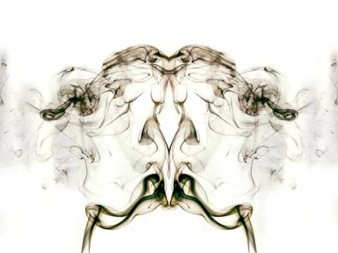 Smoke of joss stick Stock Illustration