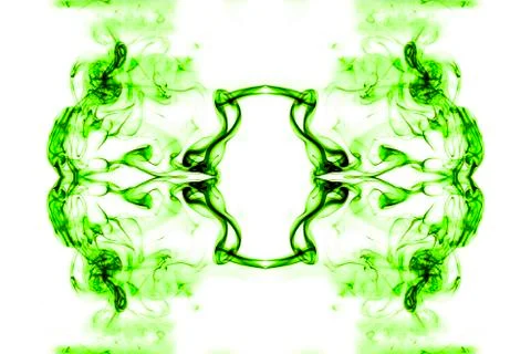 Smoke of joss stick Stock Illustration