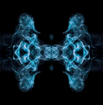 Smoke of joss stick Stock Illustration