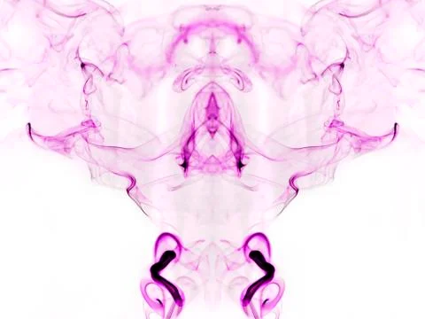 Smoke of joss stick Stock Illustration