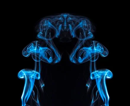 Smoke of joss stick Stock Illustration