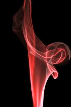 Smoke of joss stick Stock Illustration
