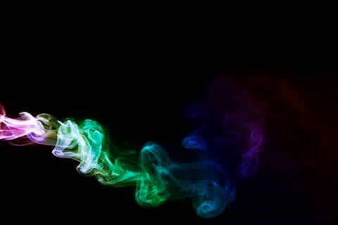 Smoke of Joss stick Foto stock