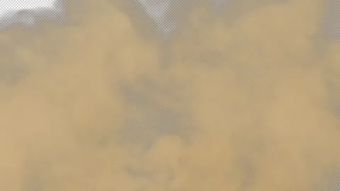 Smoke Large 01 Loop Sand HD Stock Footage 312512534