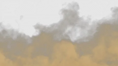 Smoke Large 02 Loop Sand HD Stock Footage 312512574