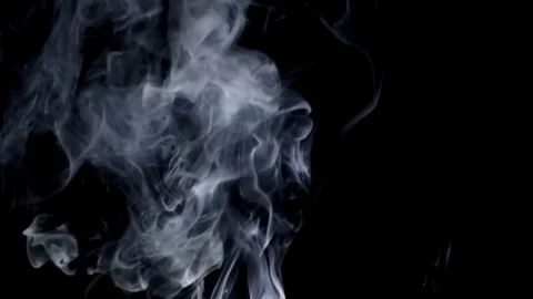 Smoke lift up in the dark Stock Footage 72850141