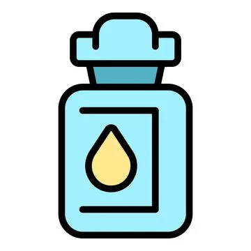 Smoke liquid icon vector flat Stock Illustration