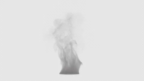 Smoke Loop on Alpha Channel Stock Footage 246675177