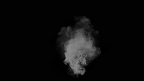 Smoke Up Loop Stock Footage 135255712