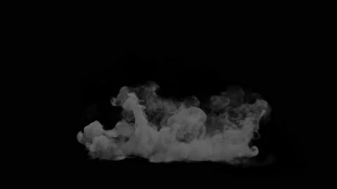 Smoke Loop Stock Footage 135256514