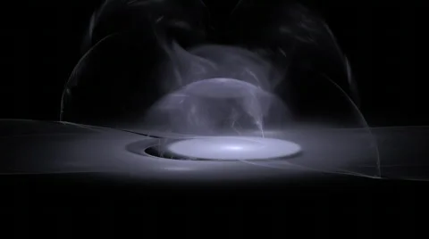 Smoke looping background d2245F with alpha Stock Footage 401175