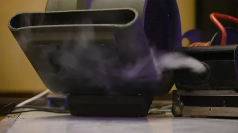 Smoke machine in action 스톡 동영상 63050783