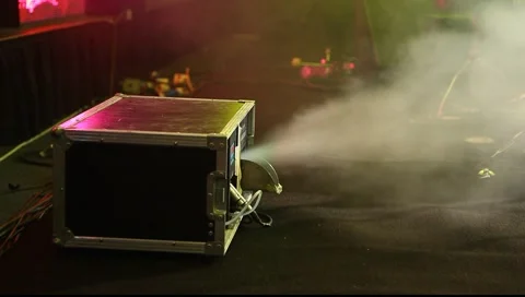 Smoke machine generates a stream of white smoke 動画素材 2770055