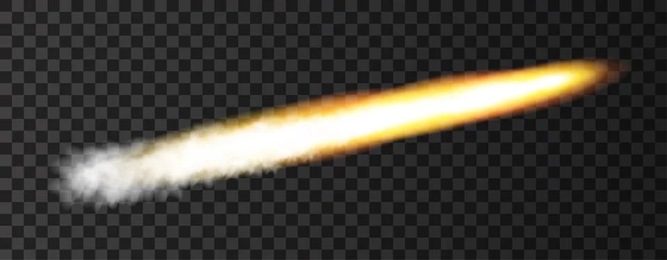 Smoke from military rocket launch. Stock Illustration