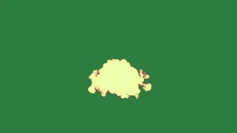 Smoke Motion Isolated Green Screen Stock Video Stock Footage 338015144