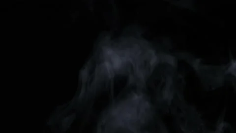 Smoke move on a black background Stock Footage 167302147