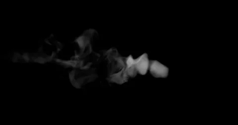 Smoke movement from left to right. Realistic fog overlay from smoke clouds. Just Vidéo 312326490