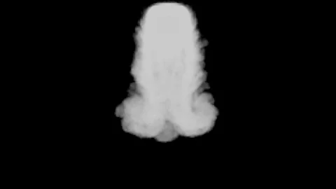 Smoke moving particles face #26 Stock Footage 106942450