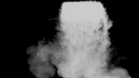 Smoke moving stop to center #24 Stock Footage 106942398