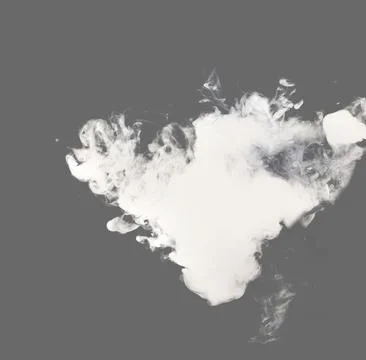 Smoke or haze on transparent background, png Stock Illustration