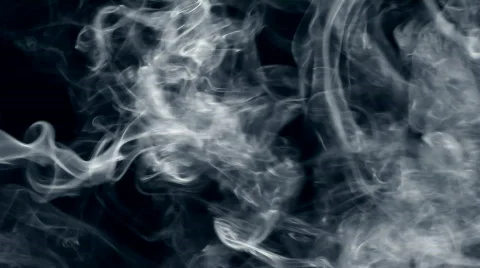 Smoke over black background Stock Footage 863109