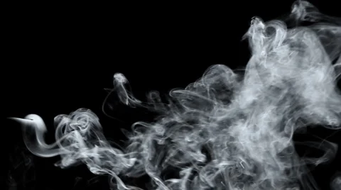 Smoke over black background Stock Footage 958966