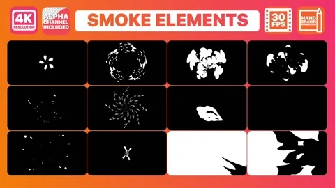 Smoke Pack 02 and Titles Stock After Effects